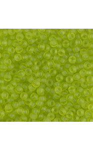 Miyuki rocailles Perlen 8/0 - Matte transparent chartreuse 8-143F